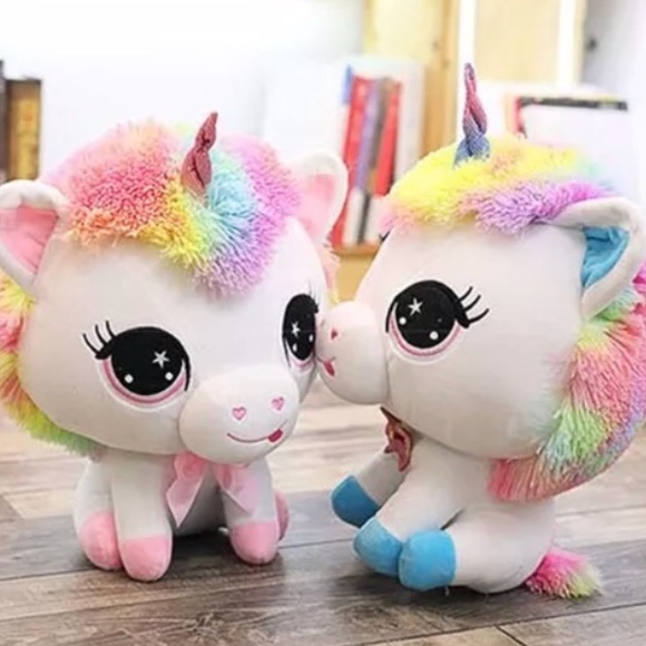Pinksy Hooves Large Rainbow Unicorn New With Tags - Picture 6 of 8